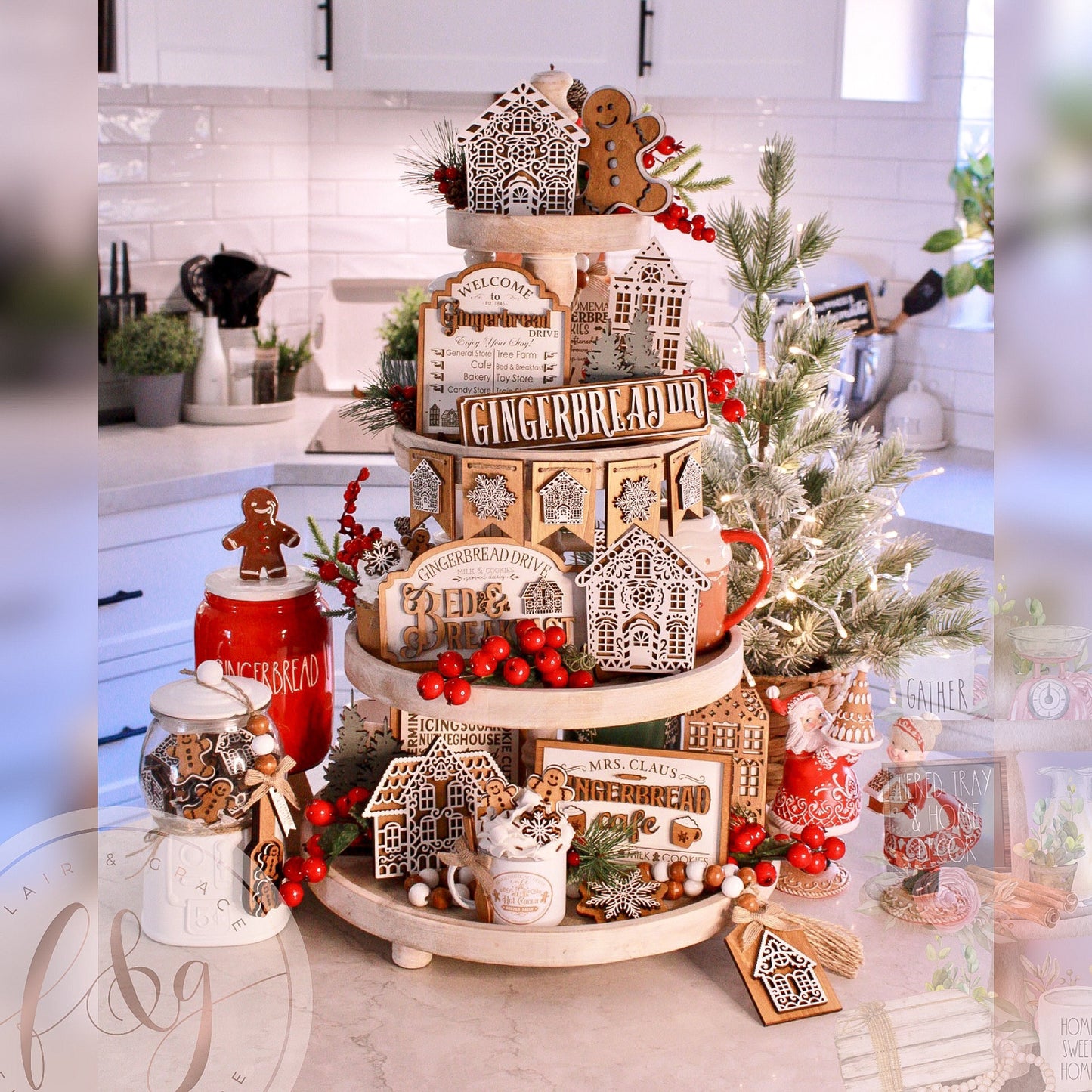 Gingerbread Dve Collection - Bed & Breakfast Sign