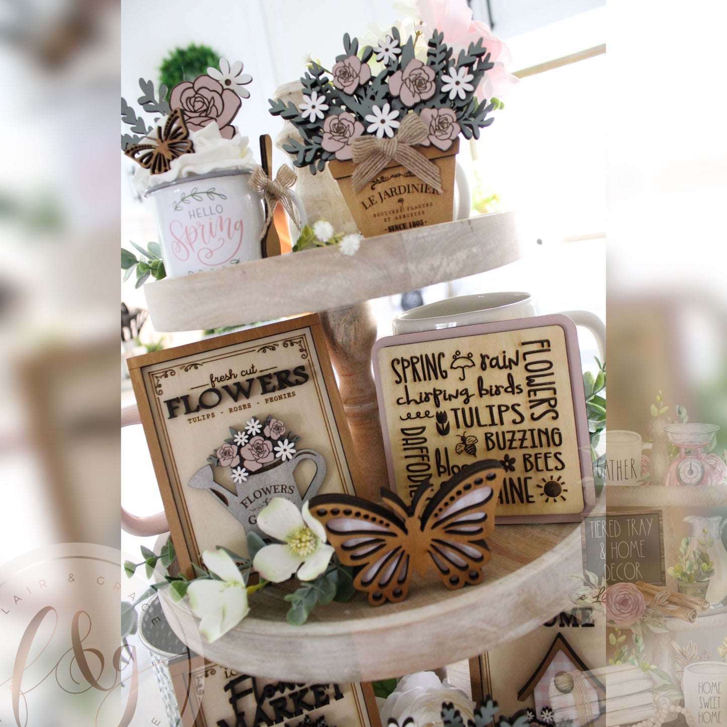 Spring Bliss Collection - Butterfly (freestanding)