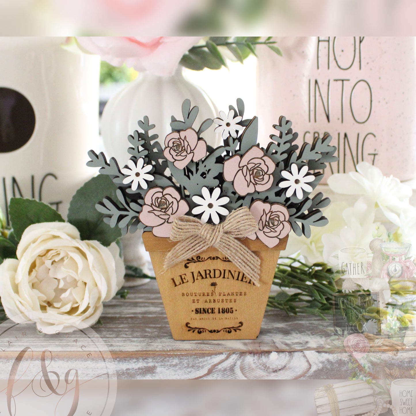 Spring Bliss Collection - Le Jardinier Pot Plant (freestanding)