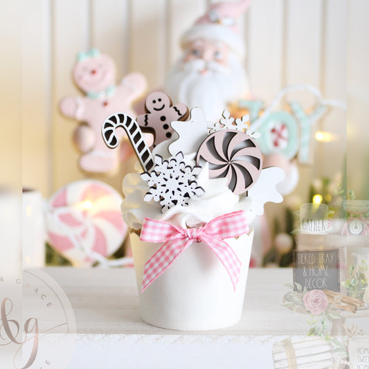 Pinkmas Collection - Faux Cupcake