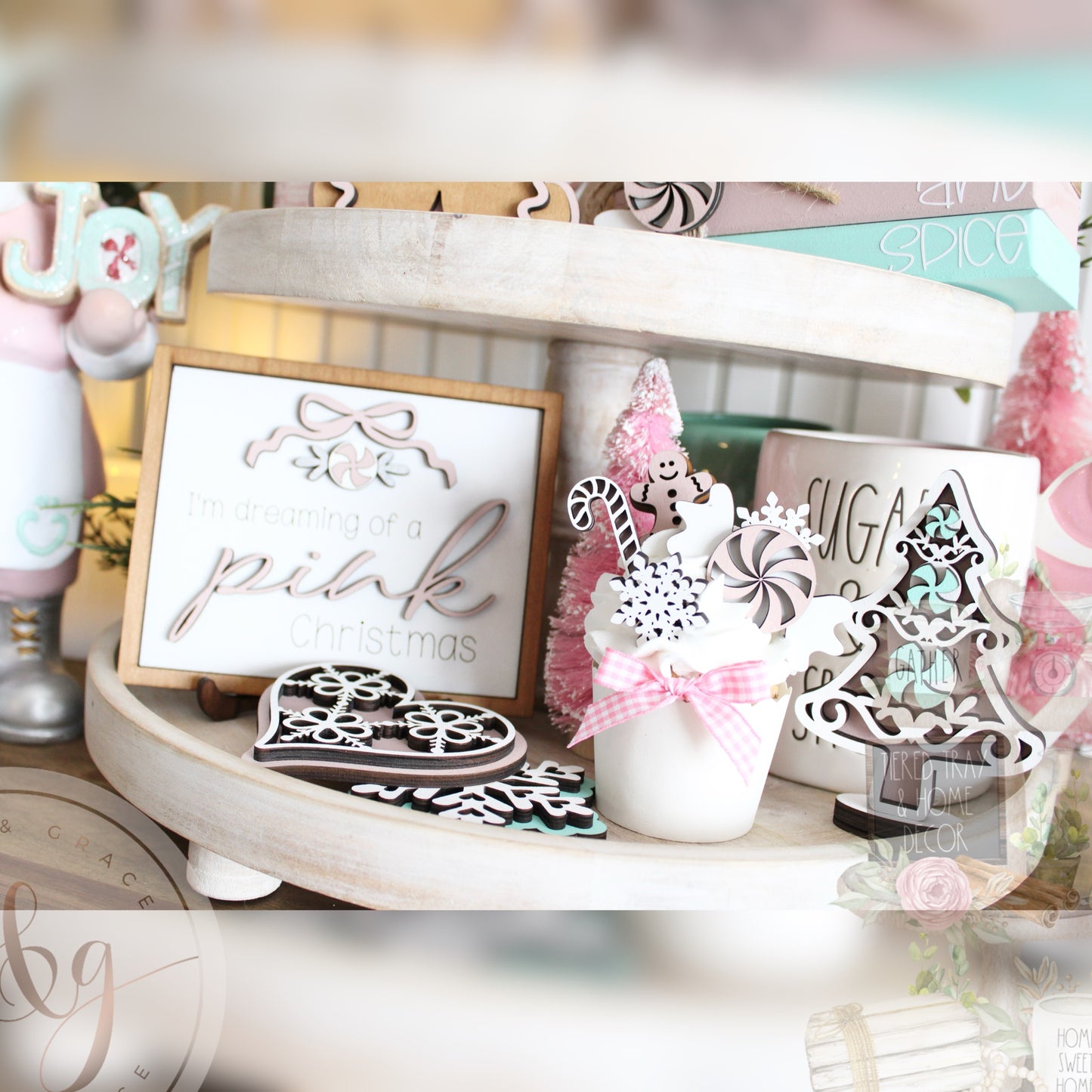 Pinkmas Collection - Faux Cupcake