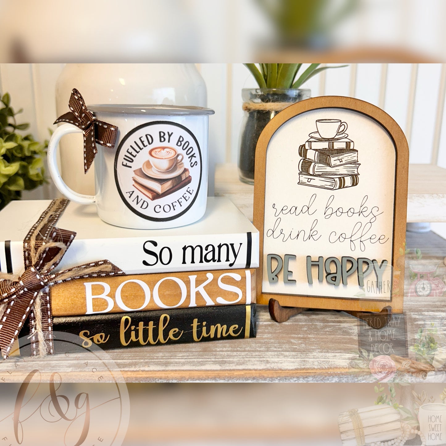 Book Addict - Read Books Drink Coffee/Tea Be Happy