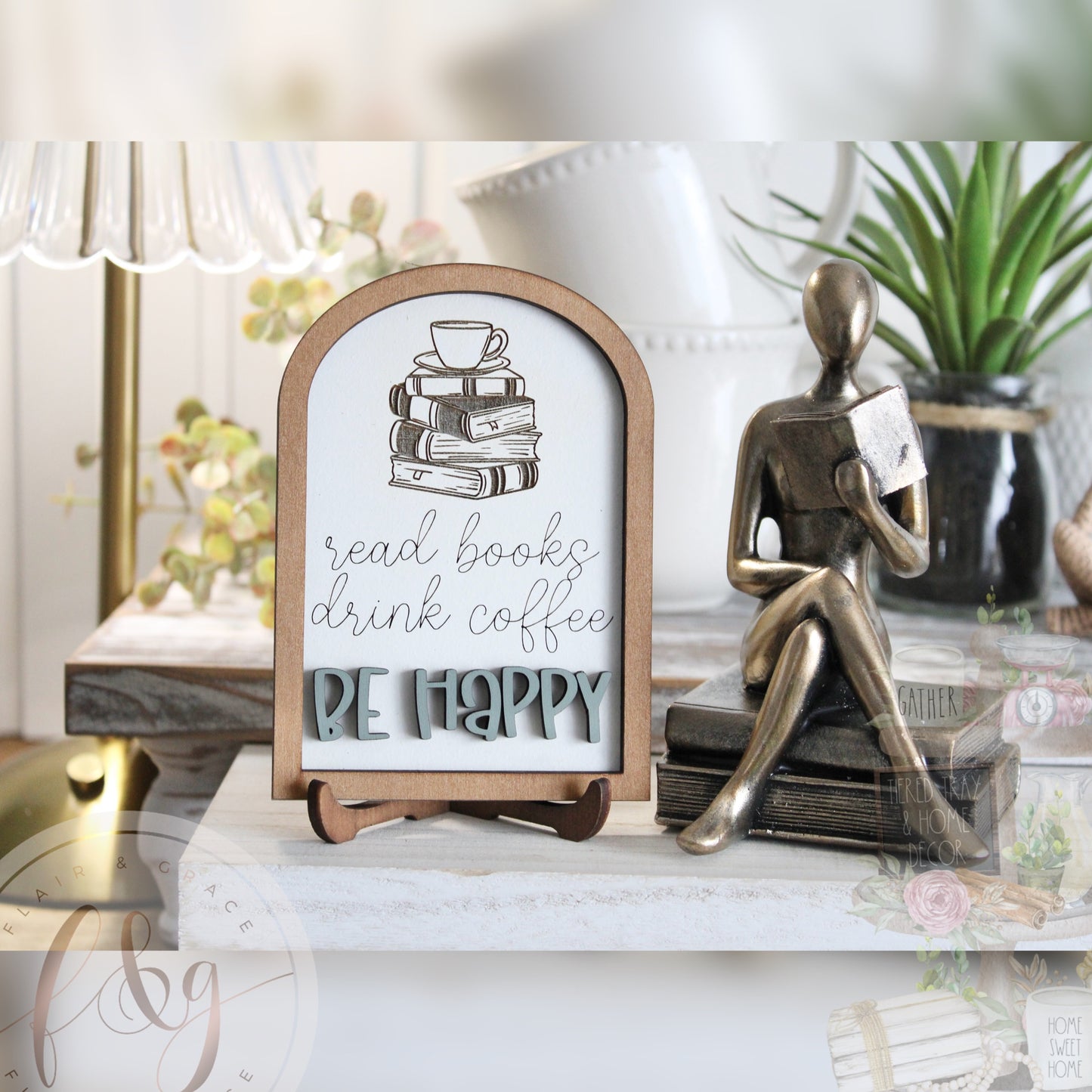 Book Addict - Read Books Drink Coffee/Tea Be Happy