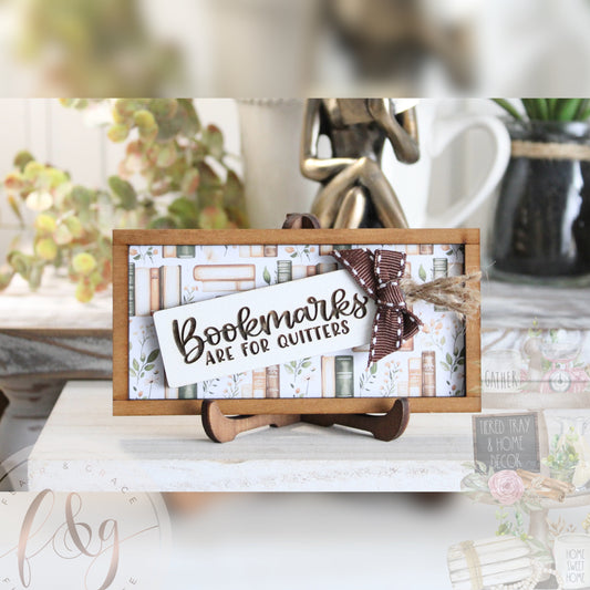 Book Addict - Bookmarks are for Quitters