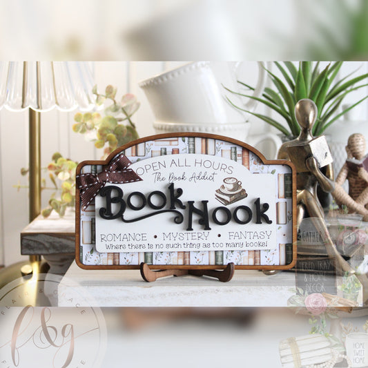 Book Addict - The Book Addict Book Nook