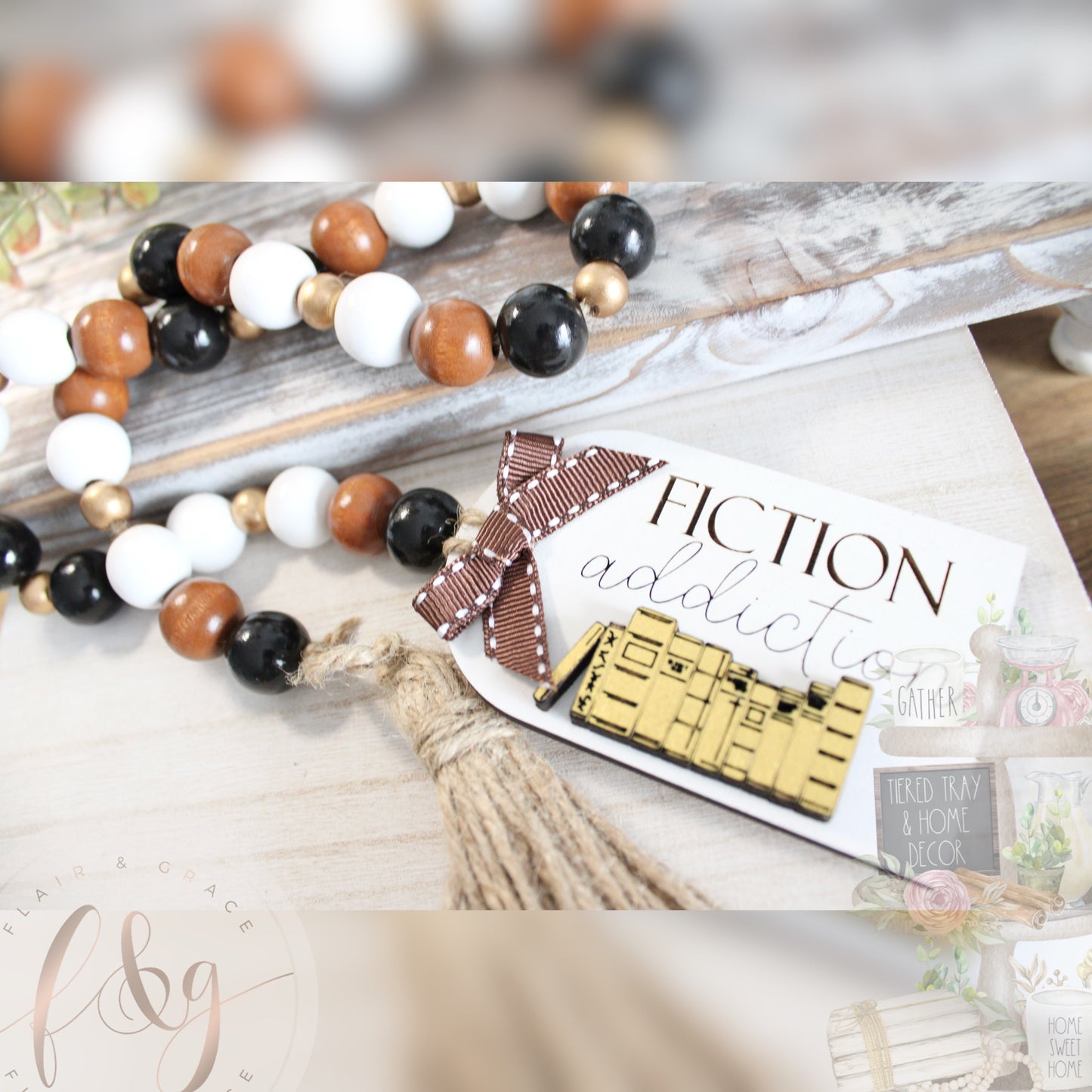 Book Addict - Fiction Addiction Garland