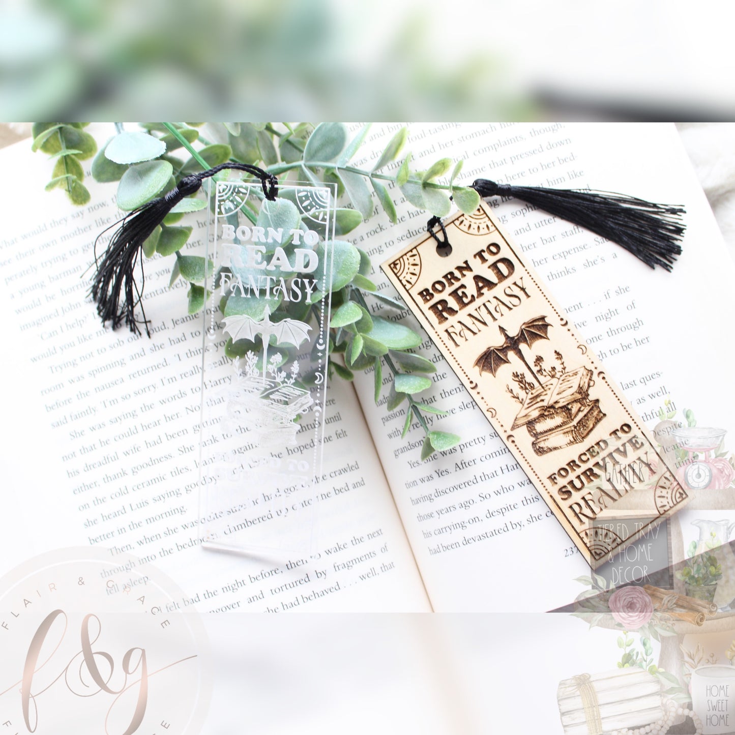 Born to Read Fantasy Bookmark