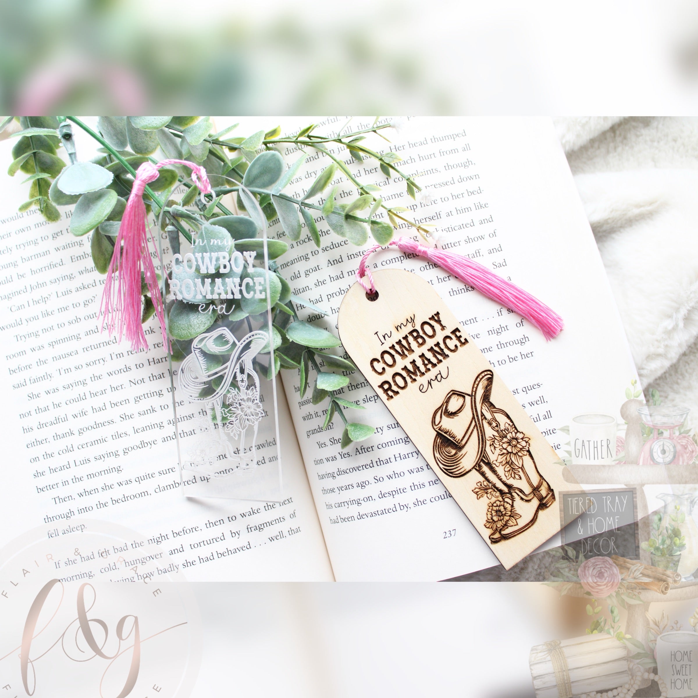 In my Cowboy Romance Era Bookmark – Flair & Grace