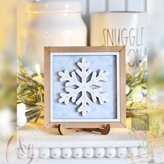 Winter Magic Collection - Snowflake Sign