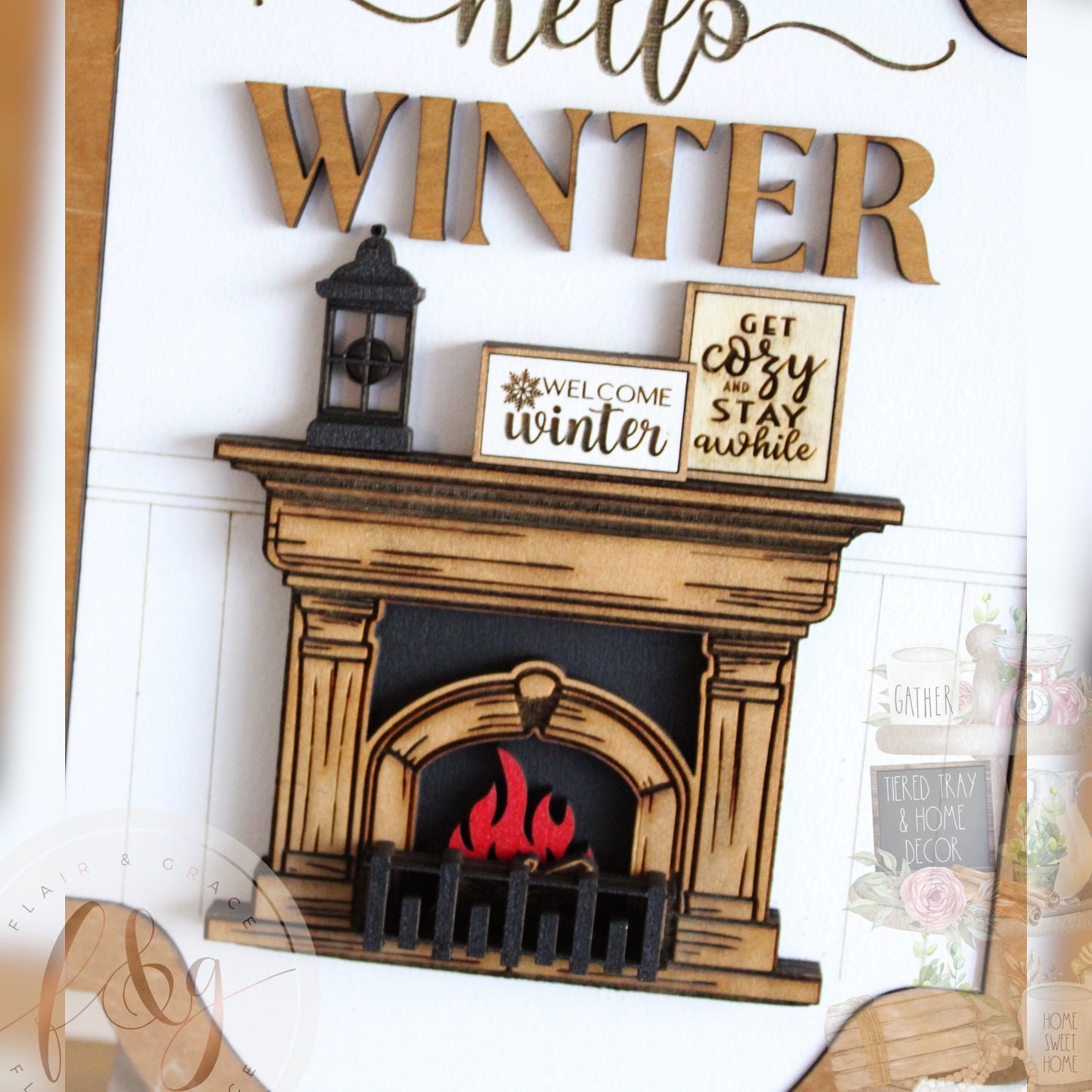 Winter Magic Collection - Easel Insert (INSERT ONLY)