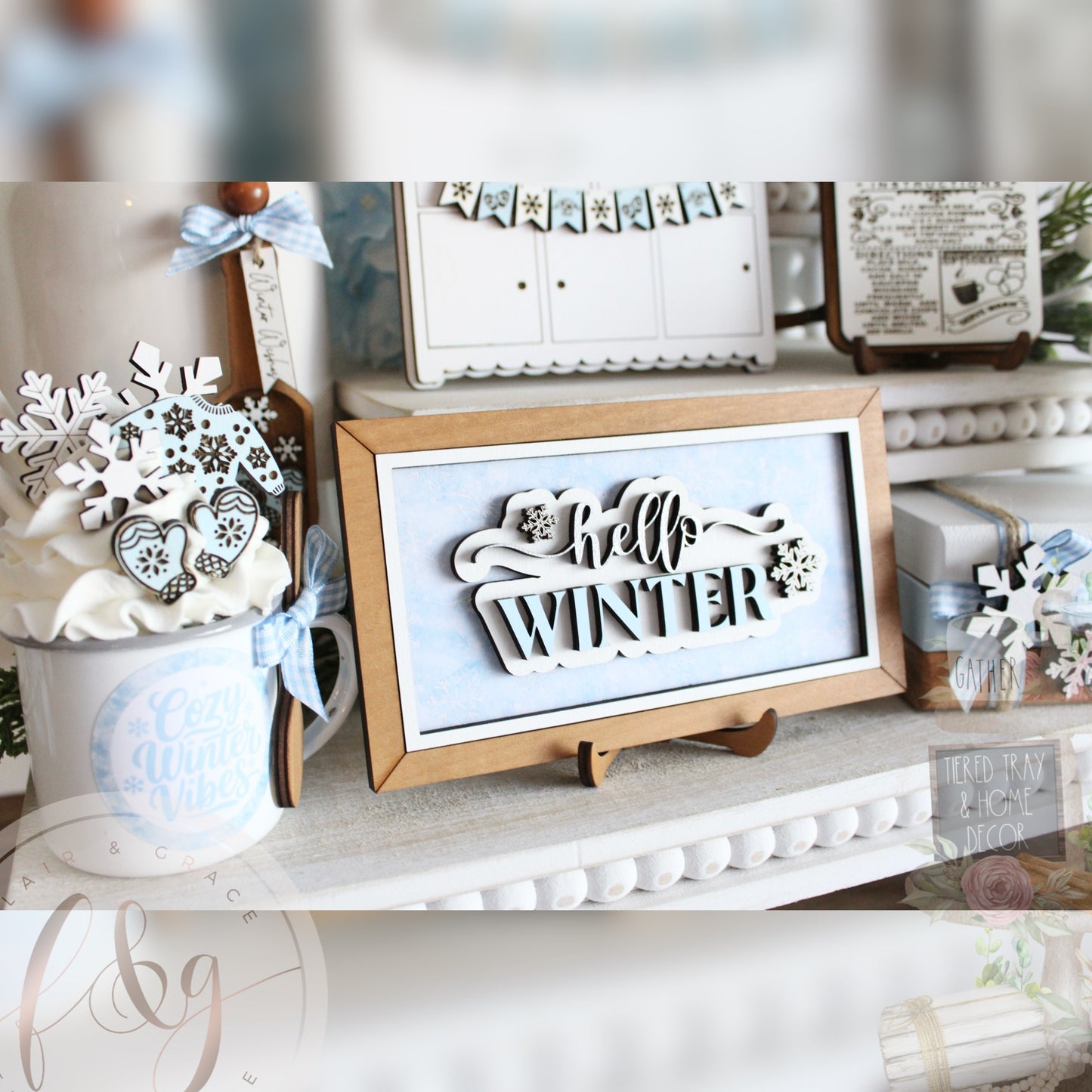 Winter Magic Collection - Hello Winter Sign