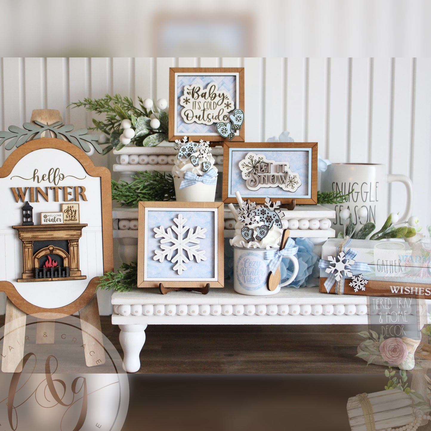 Winter Magic Collection - Easel Insert (INSERT ONLY)