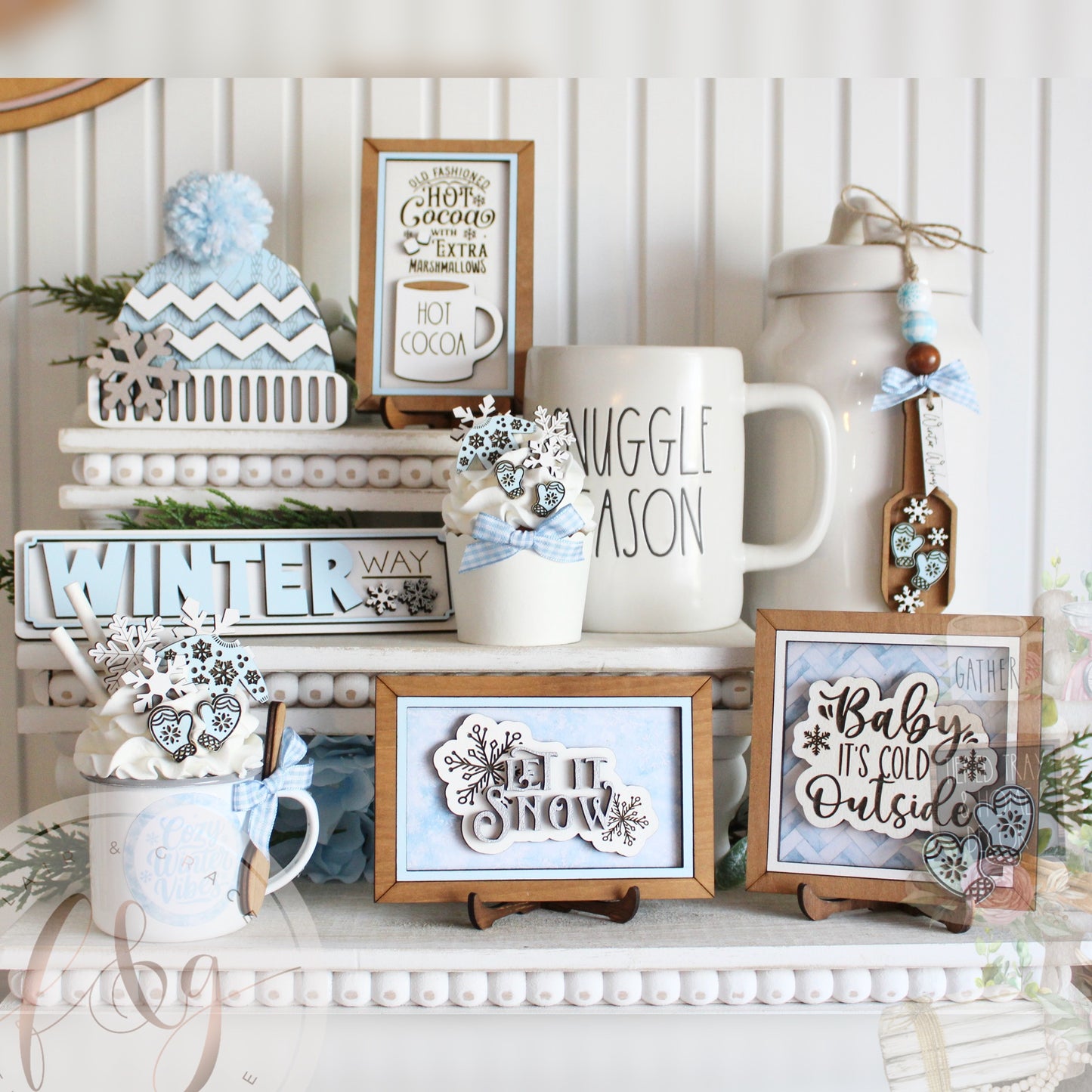 Winter Magic Collection - Faux Cupcake