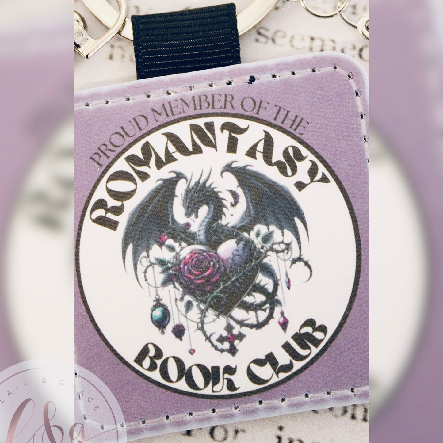 Romantasy Book Club Keychain