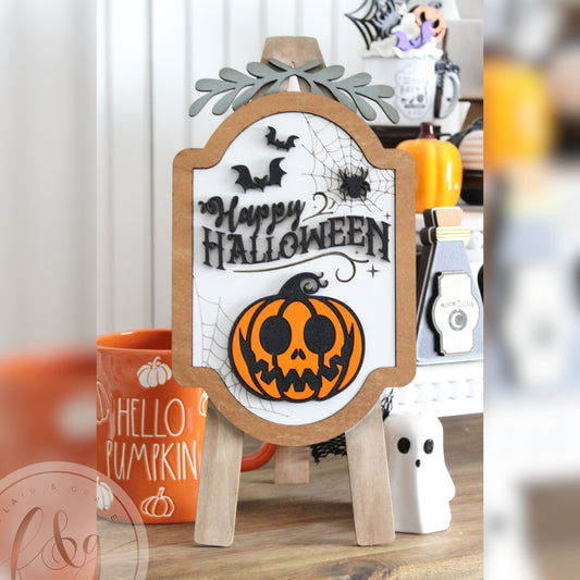 Happy Halloween - Easel Insert (INSERT ONLY)