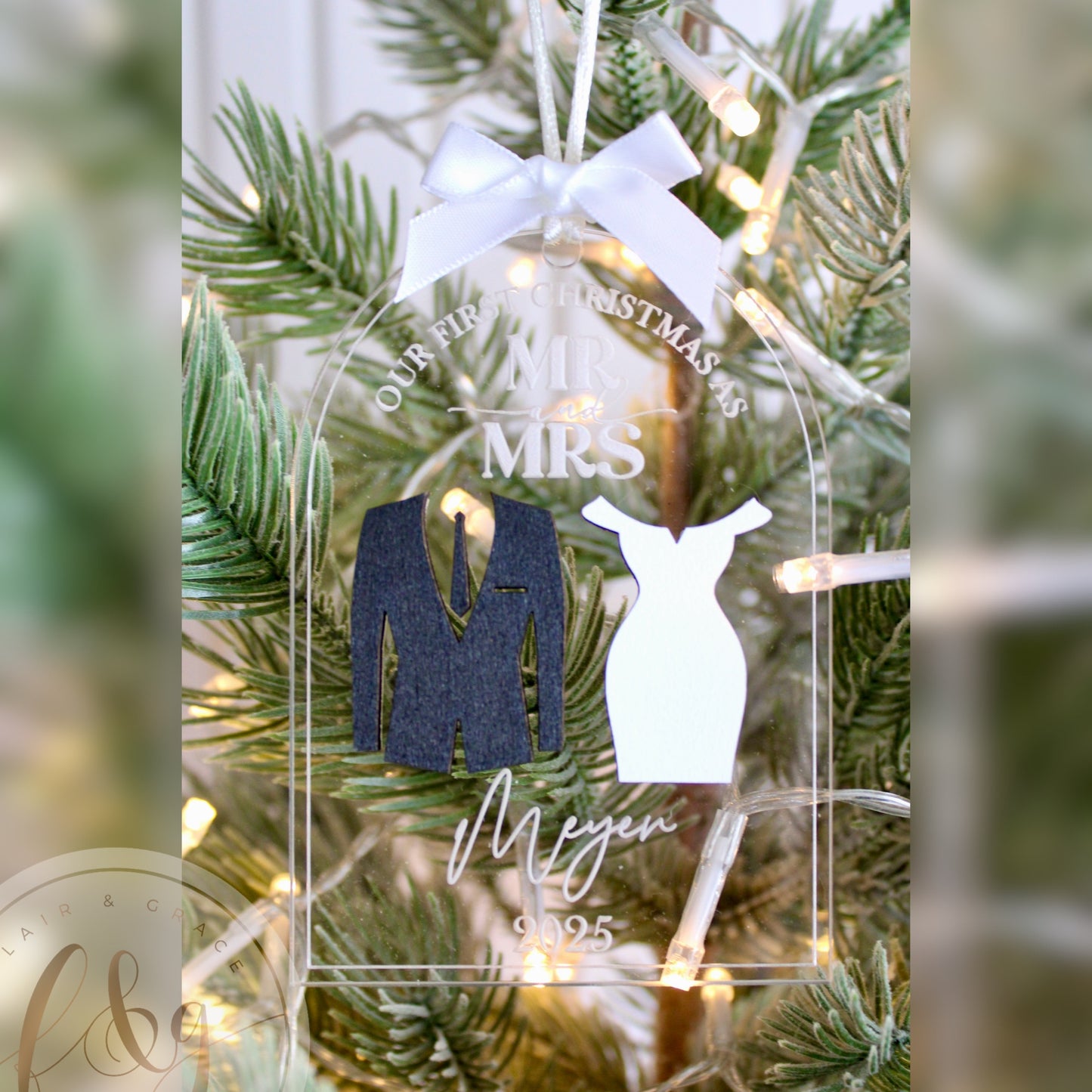 Our First Christmas as Mr & Mrs Ornament