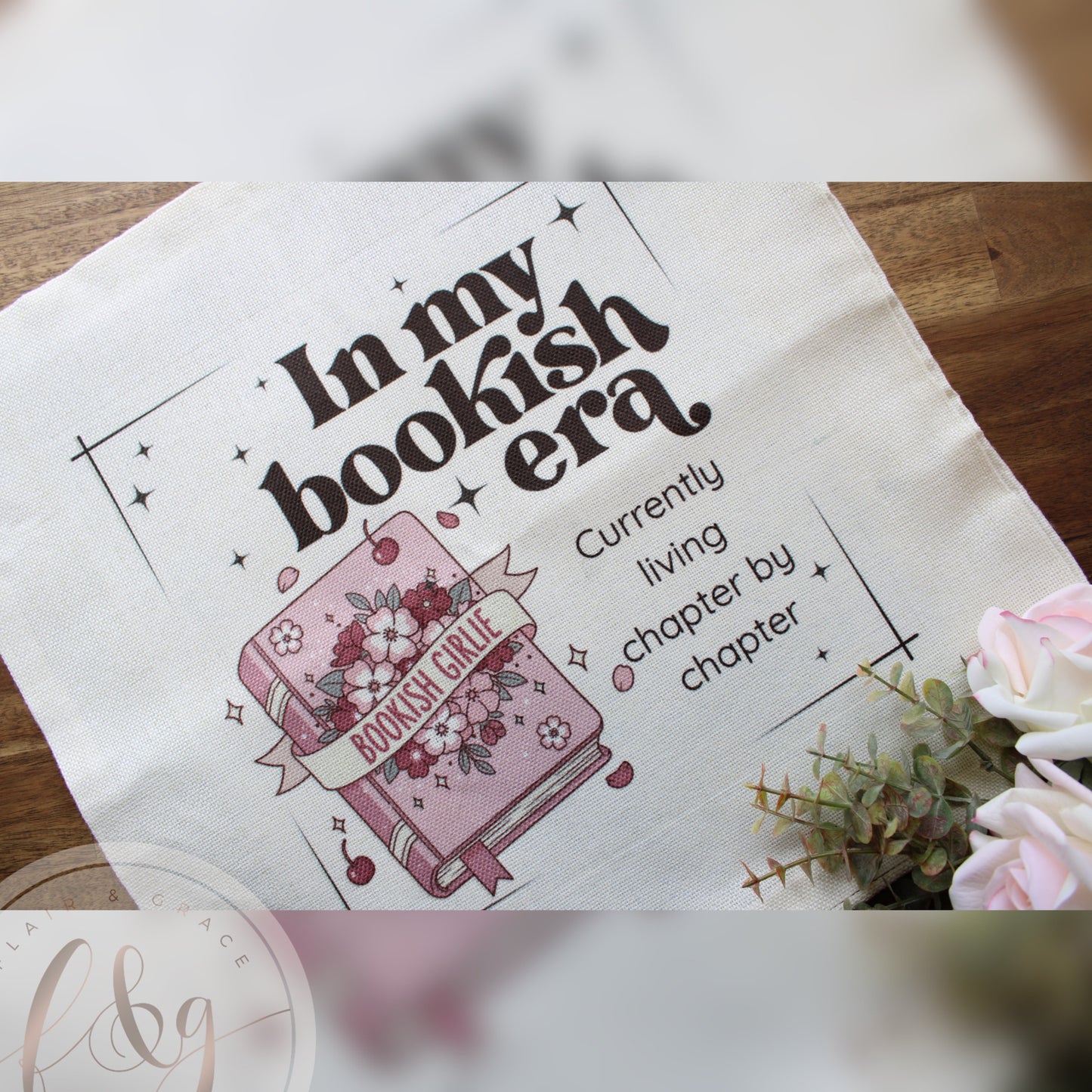 In my Bookish Era Cushion Cover