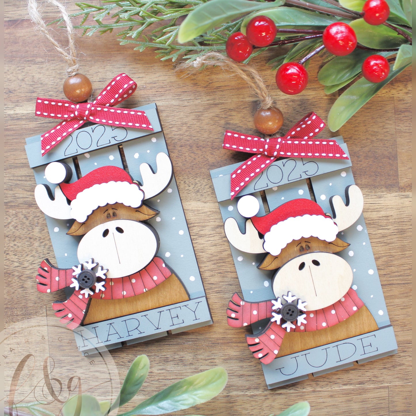 Personalised Christmoose Ornament