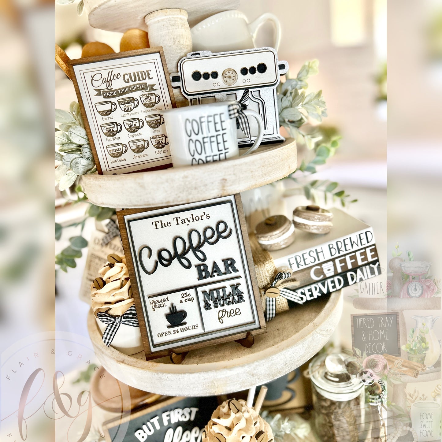 But First Coffee - Personalised Coffee Bar Sign