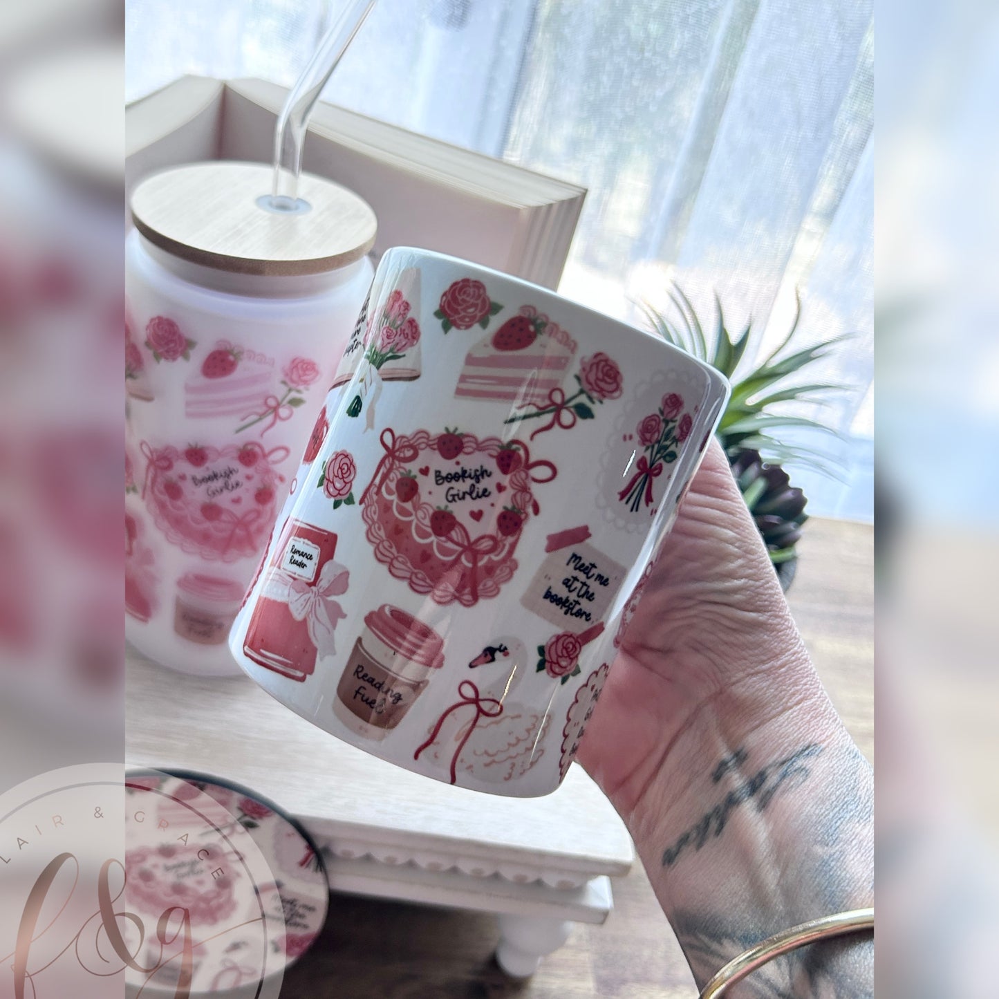 Book Lover Drinkware Set