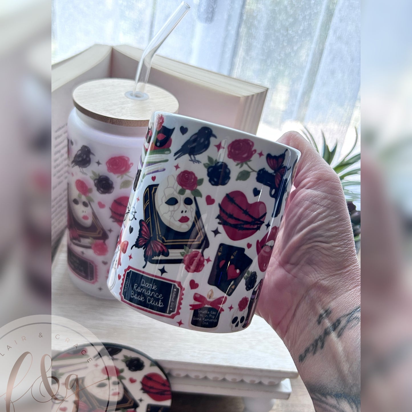 Dark Romance Drinkware Set