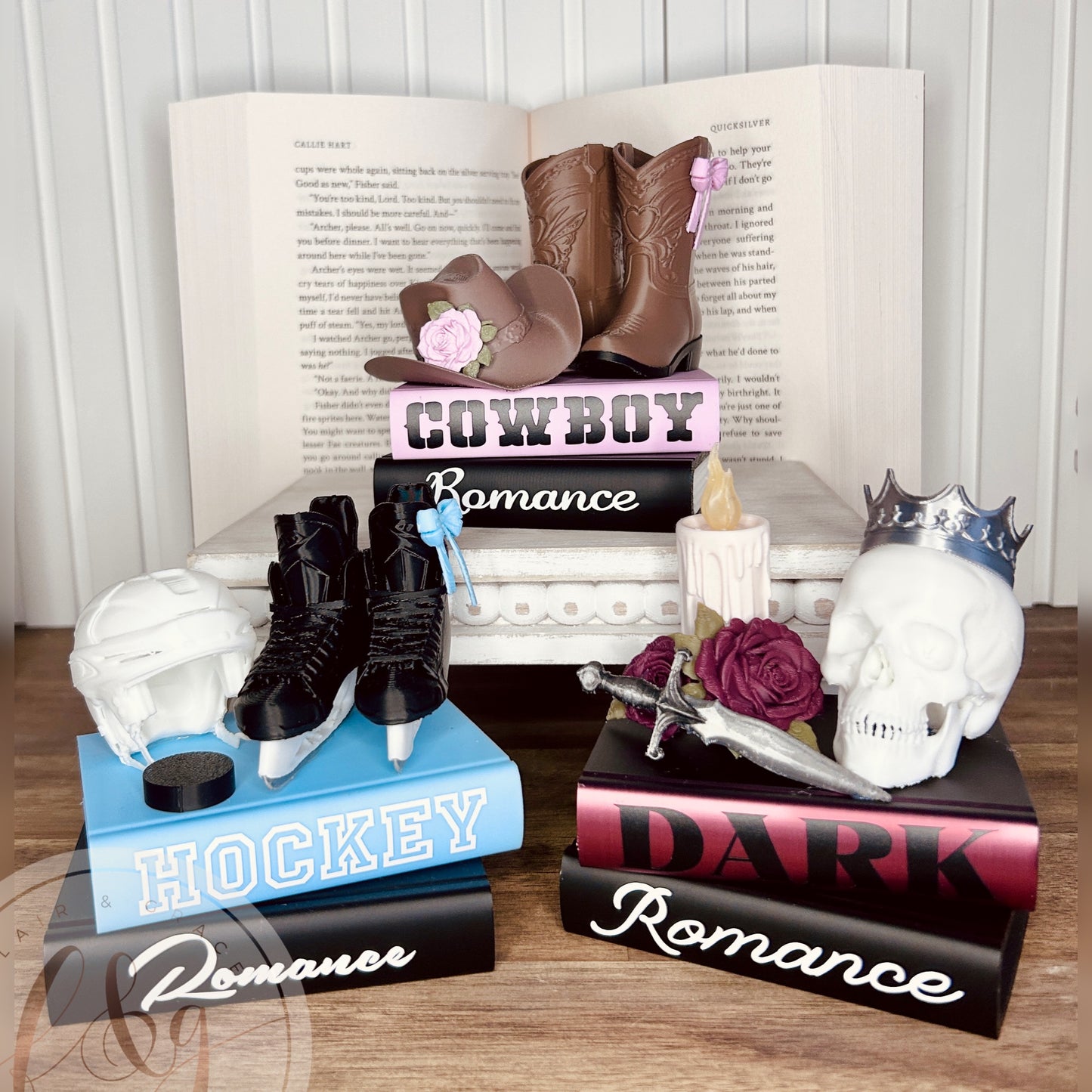 Dark Romance Book Stack