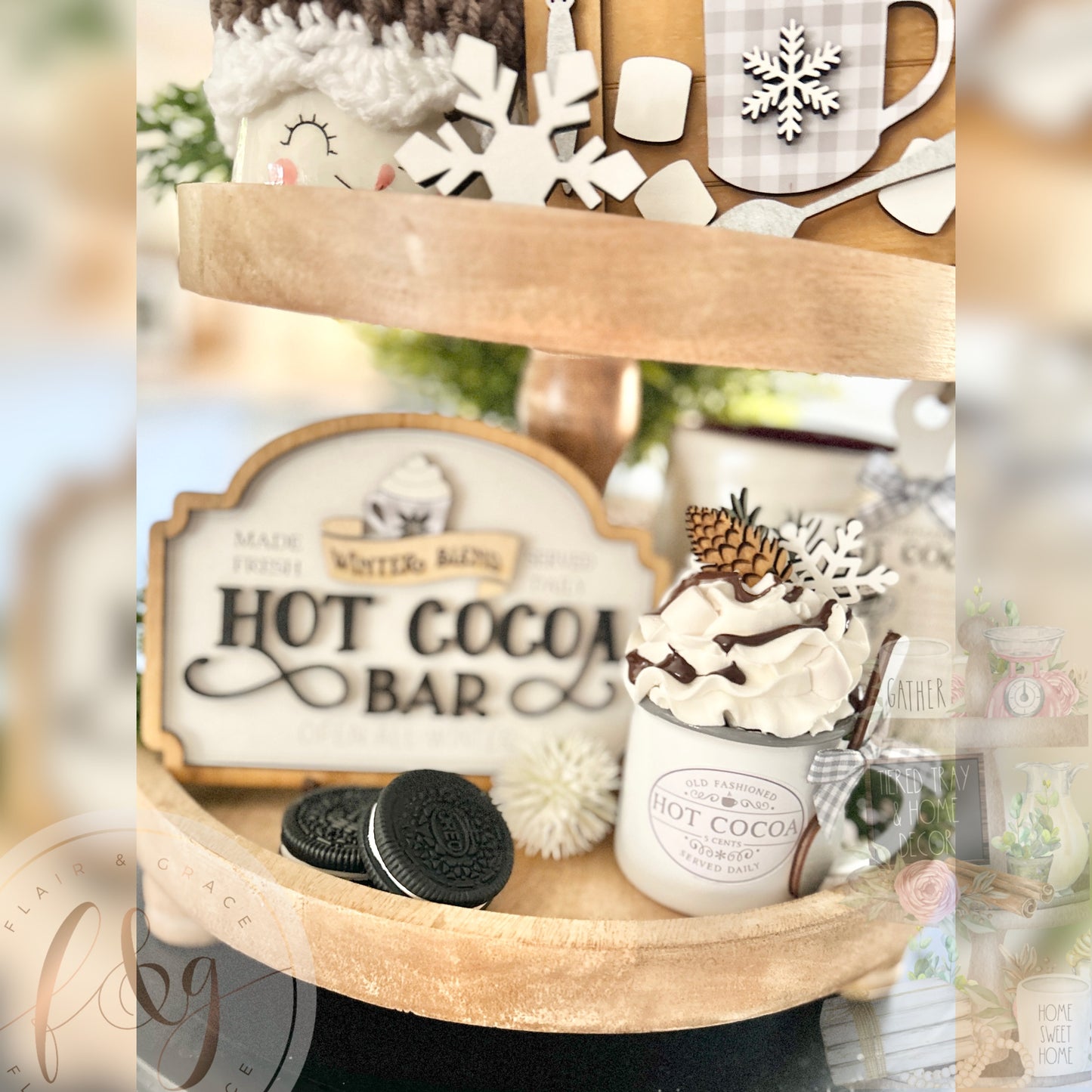 Farmhouse Winter Collection - Hot Cocoa Mini Mug Fake Bake