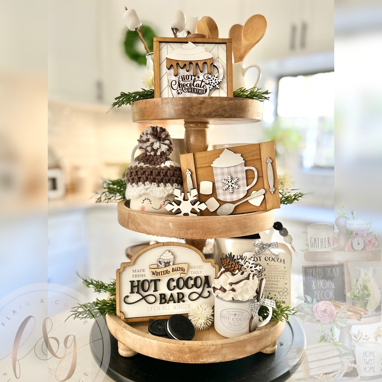 Farmhouse Winter Collection - Hot Cocoa Recipe Sign