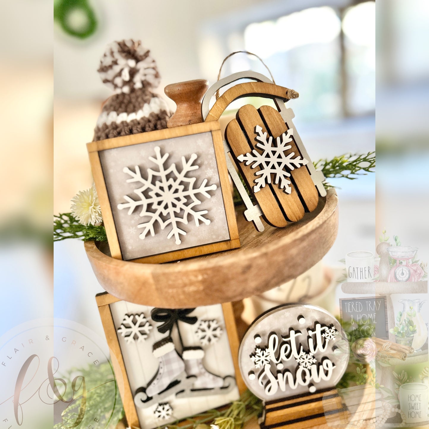 Farmhouse Winter Collection - Snow Sled