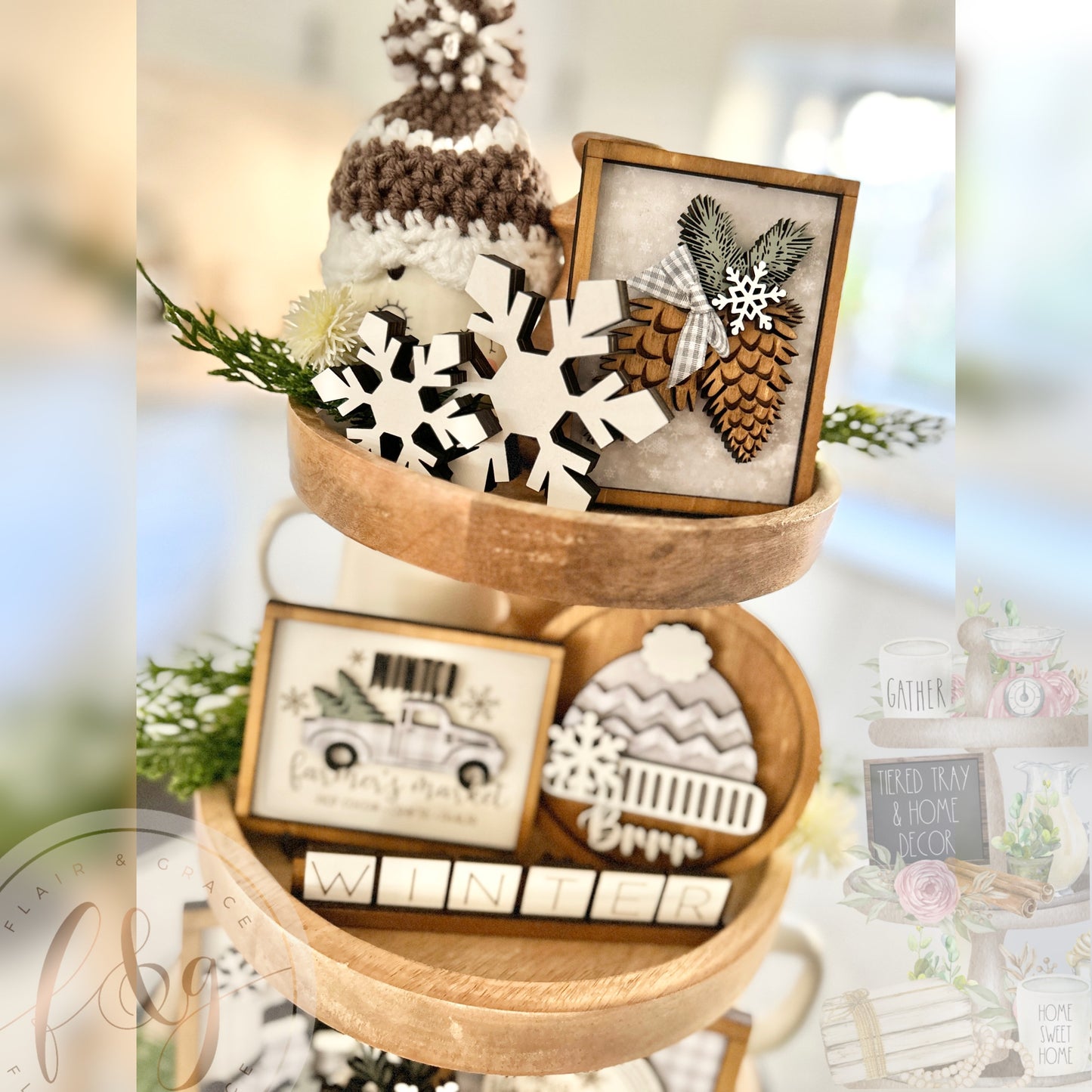 Farmhouse Winter Collection - Winter Farmer’s Market Sign