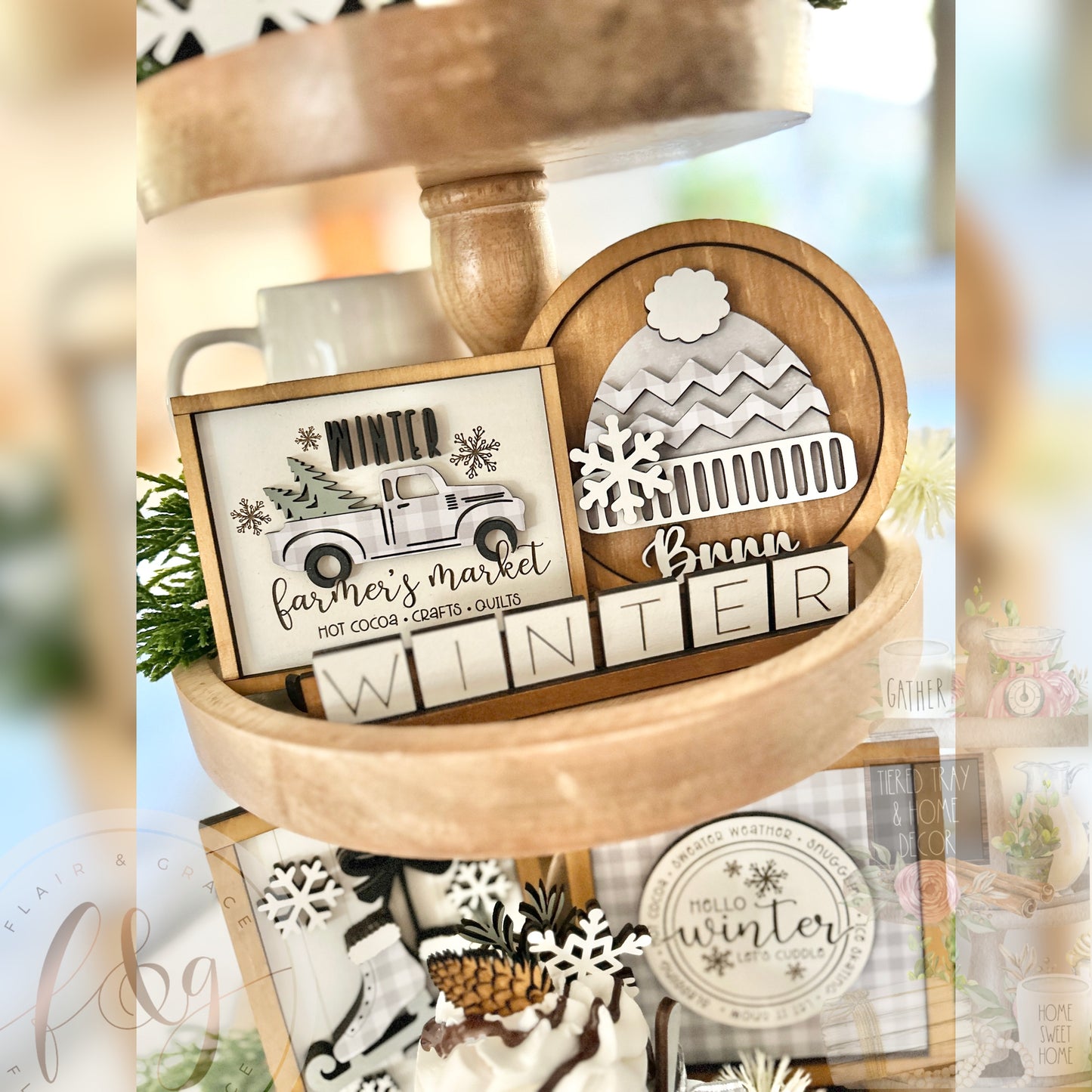 Farmhouse Winter Collection - Winter Farmer’s Market Sign