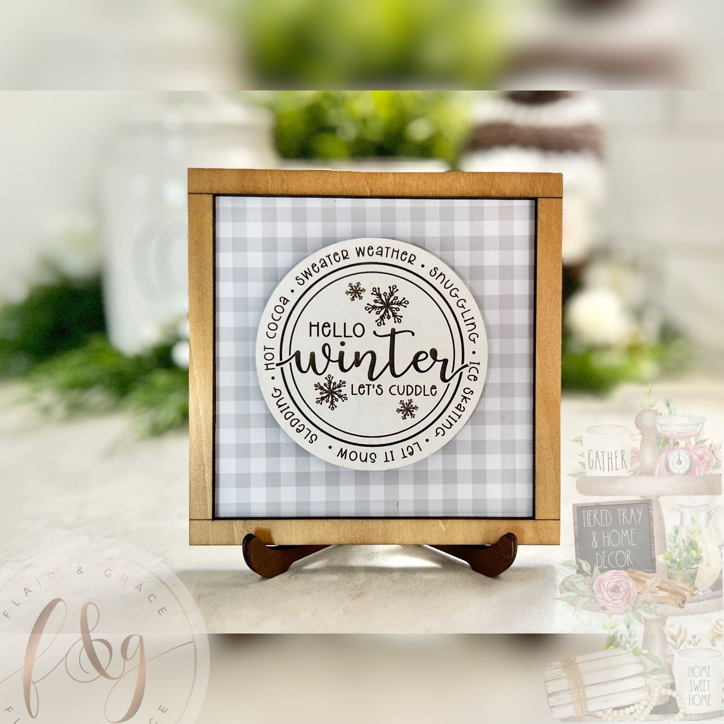 Farmhouse Winter Collection - Hello Winter Sign
