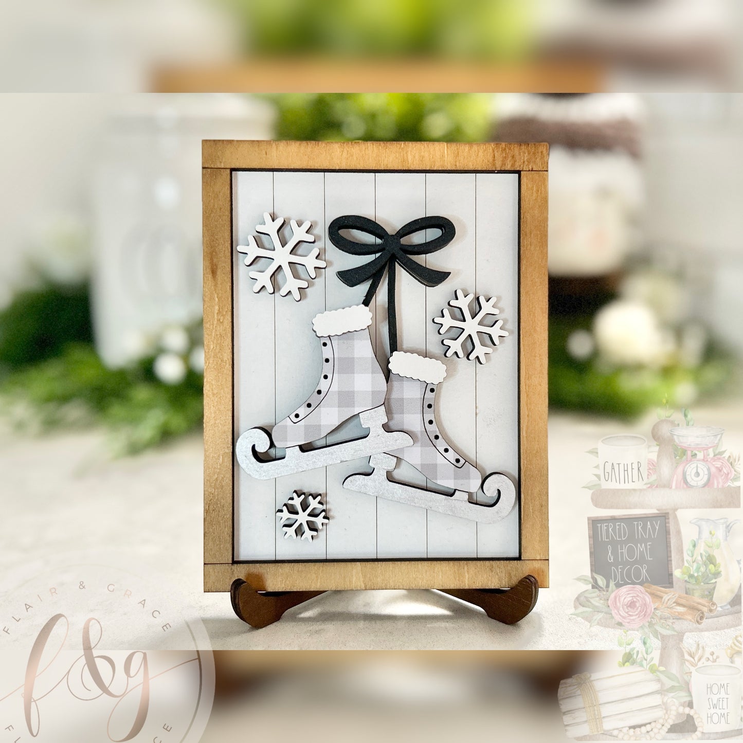 Farmhouse Winter Collection - Ice Skates Sign