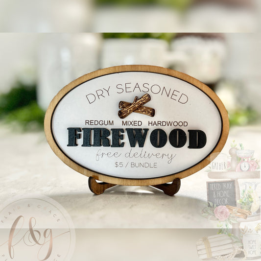 Farmhouse Winter Collection - Firewood Sign