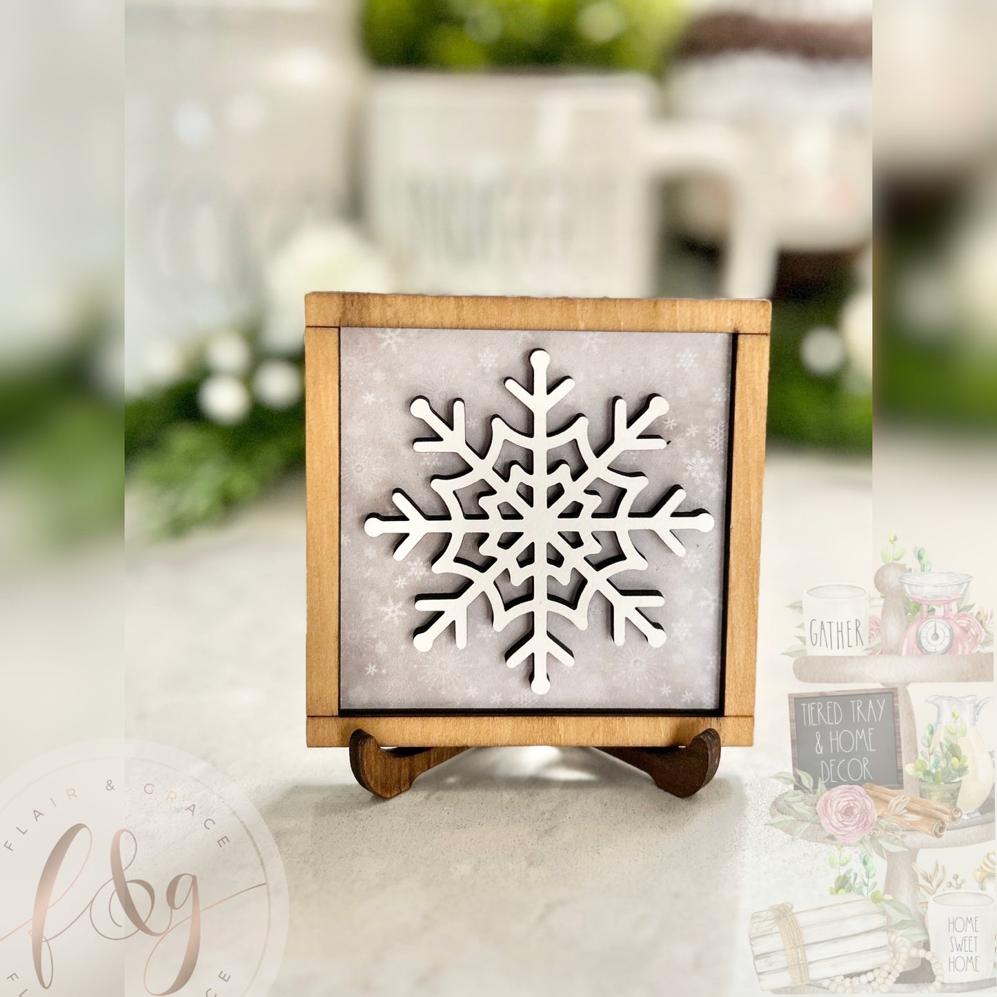 Farmhouse Winter Collection - Snowflake Sign