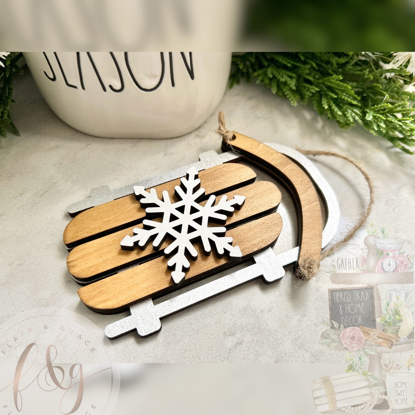 Farmhouse Winter Collection - Snow Sled