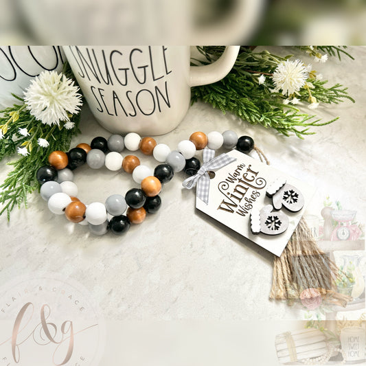 Farmhouse Winter Collection - Warm Winter Wishes Garland