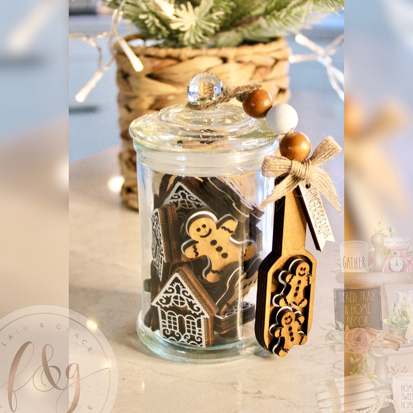 Gingerbread Dve Collection - Canister Fillers