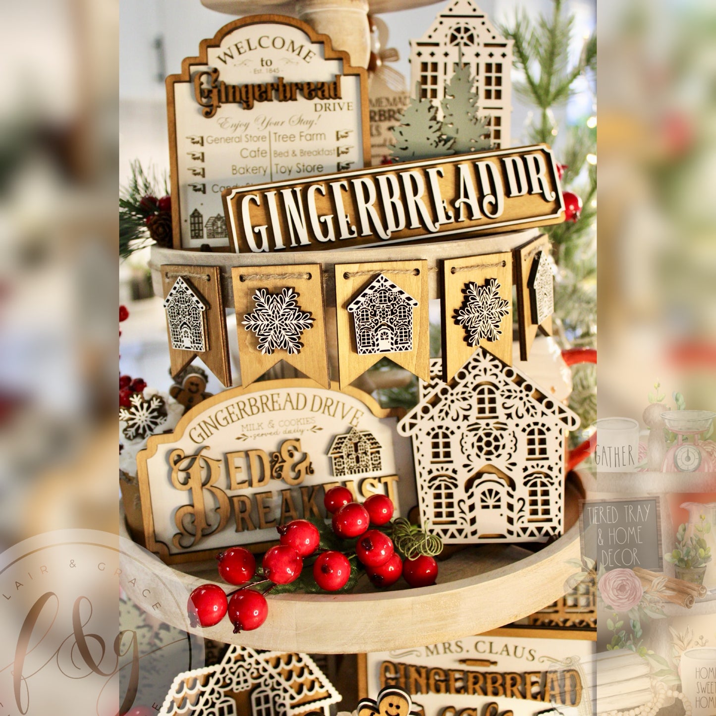 Gingerbread Dve Collection - Gingerbread Dve Street Sign