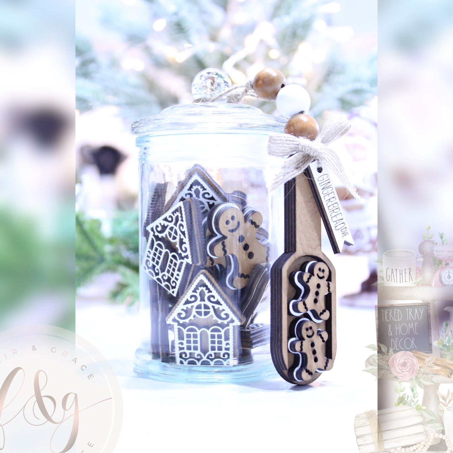 Gingerbread Dve Collection - Canister Scoop