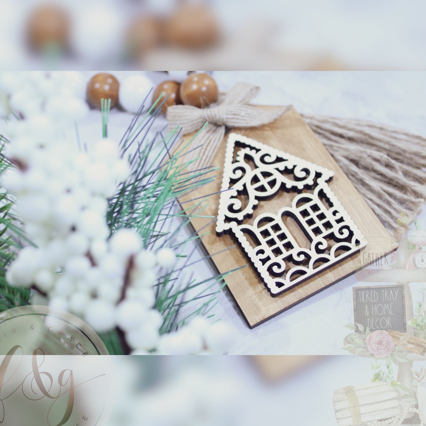 Gingerbread Dve Collection - Garland