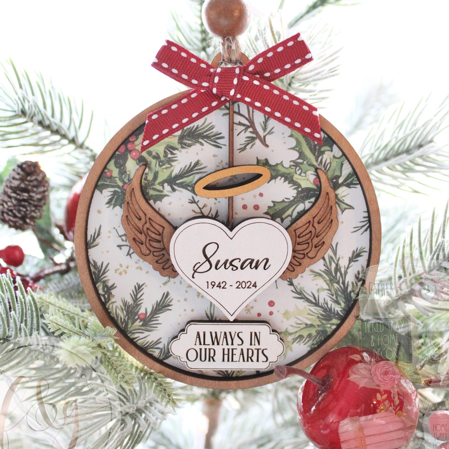 Remembrance Christmas Ornament / Tree Ornament / Personalised Ornament