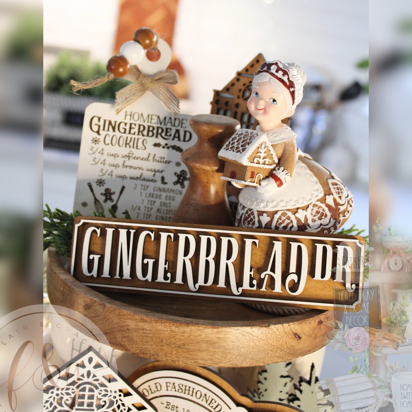 Gingerbread Dve Collection - Gingerbread Recipe Board