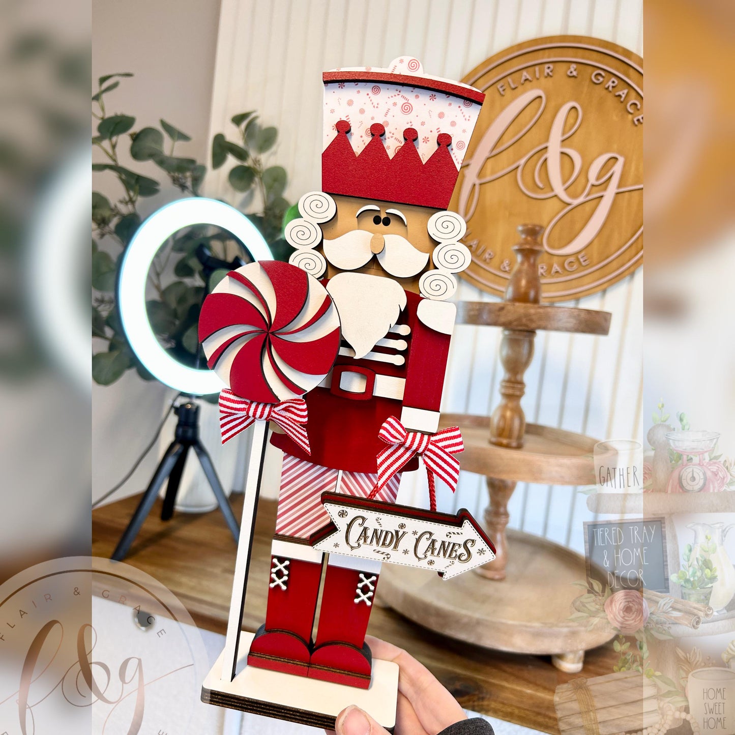 Candy Cane Nutcracker