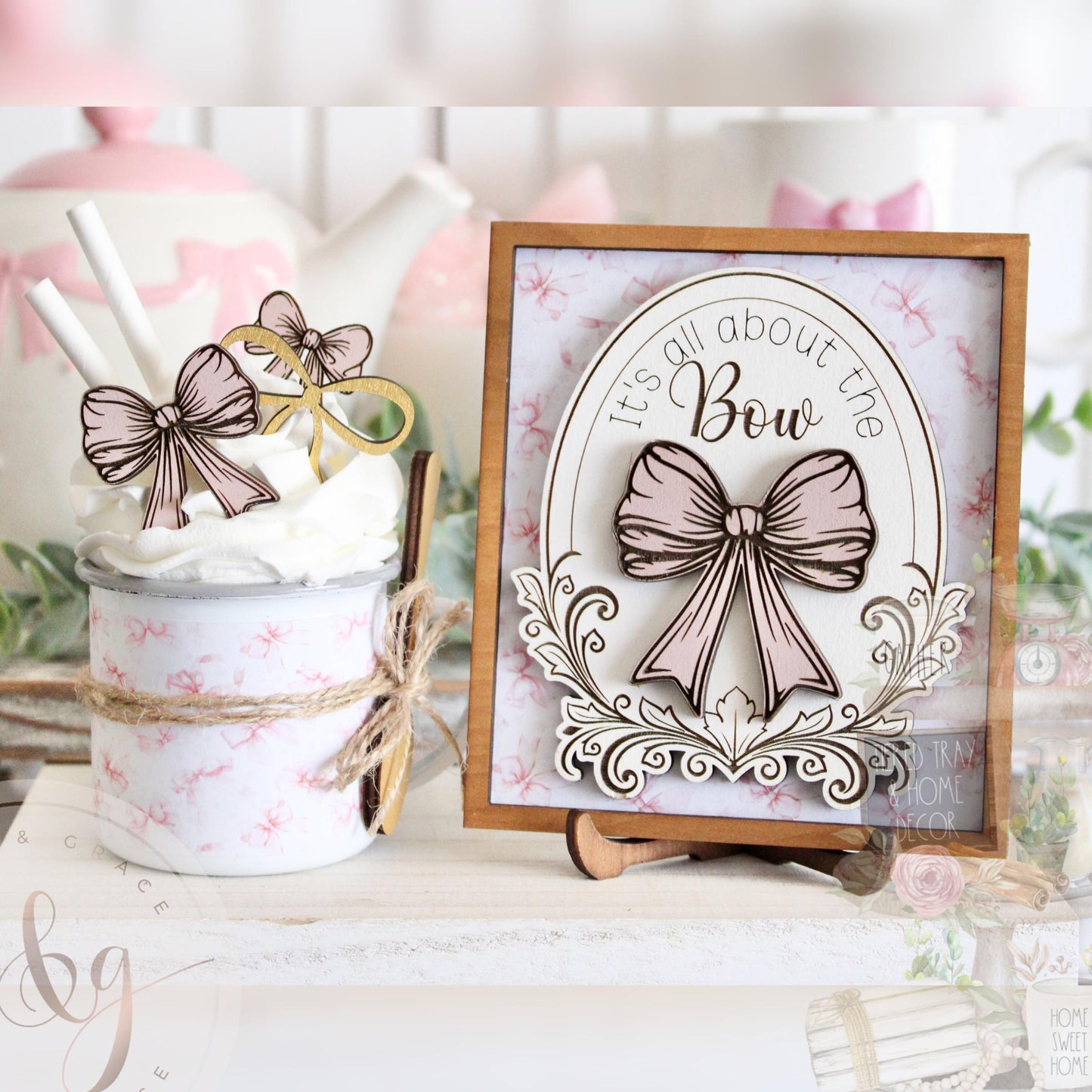 That Bow Though - Faux Mini Mug