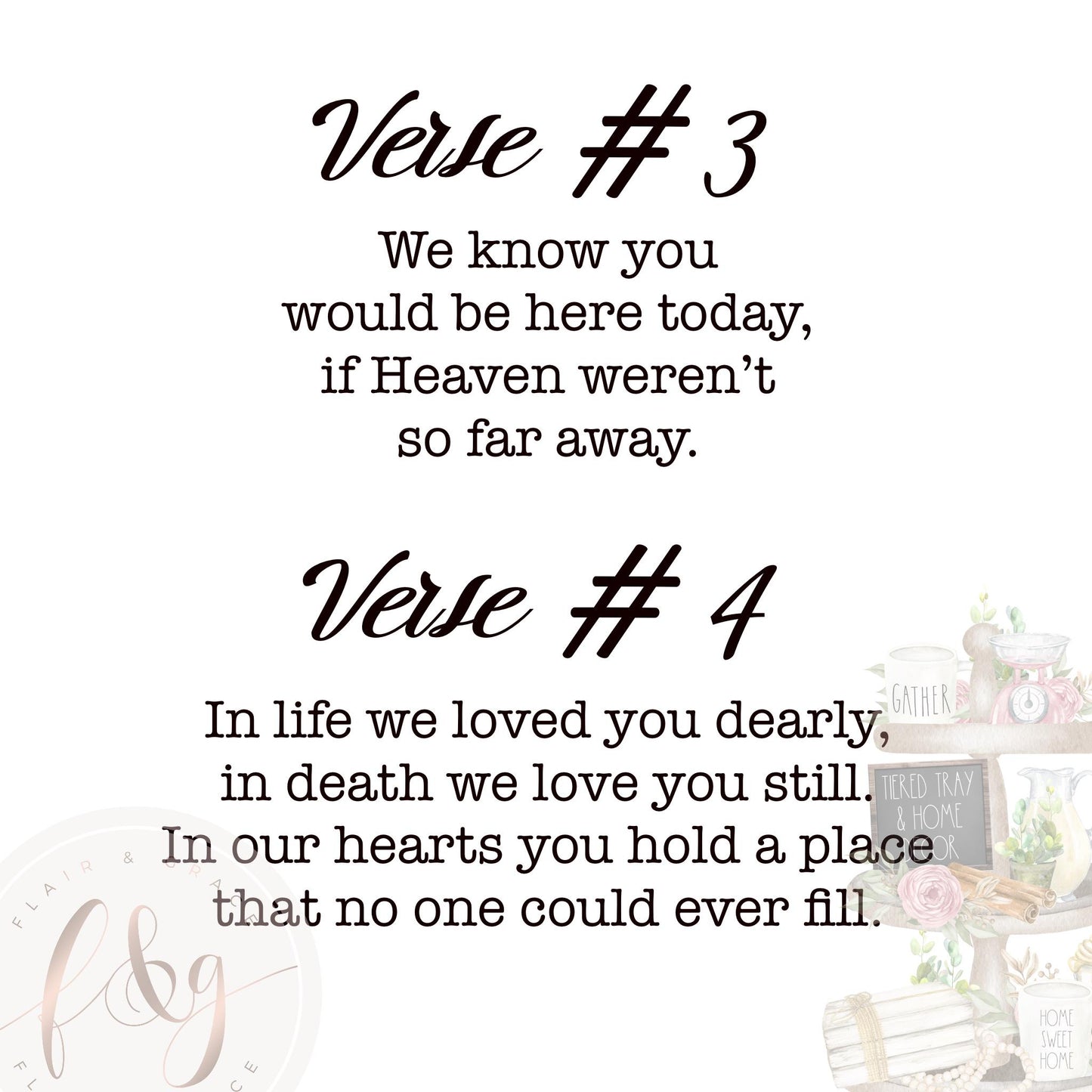 Remembrance Sign / Memorial Sign / Sympathy Gift / Remembrance Plaque / Memorial Plaque