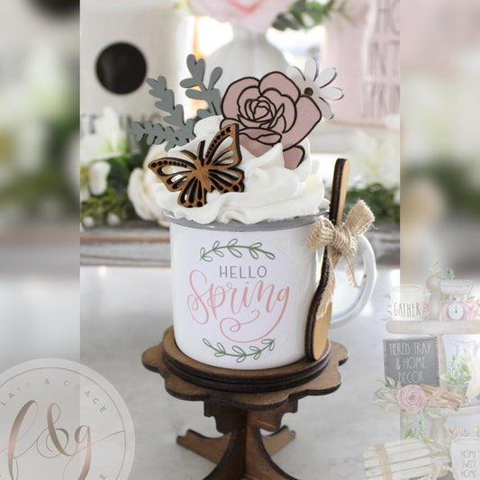 Spring Bliss Collection - Faux Mini Mug