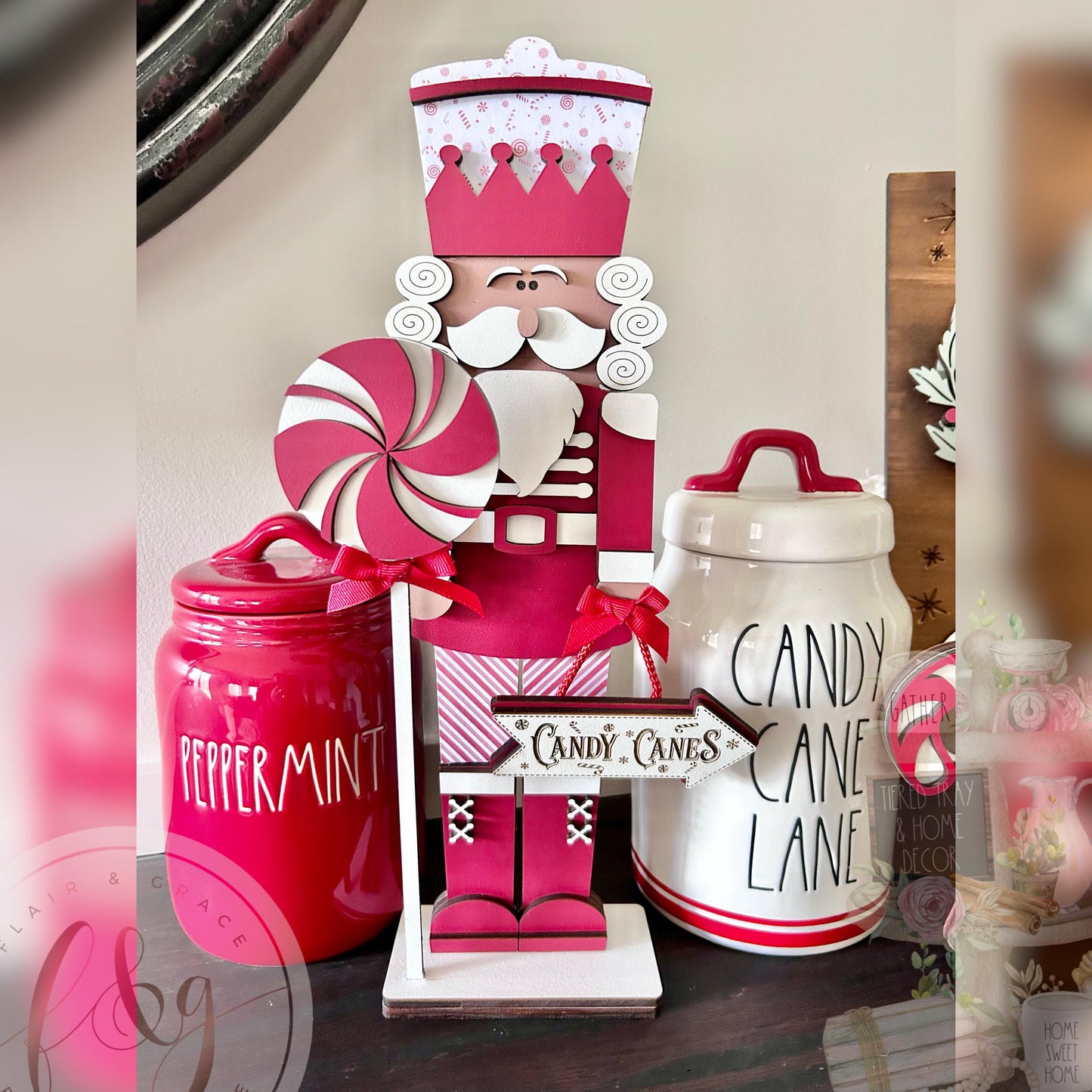 Candy Cane Nutcracker