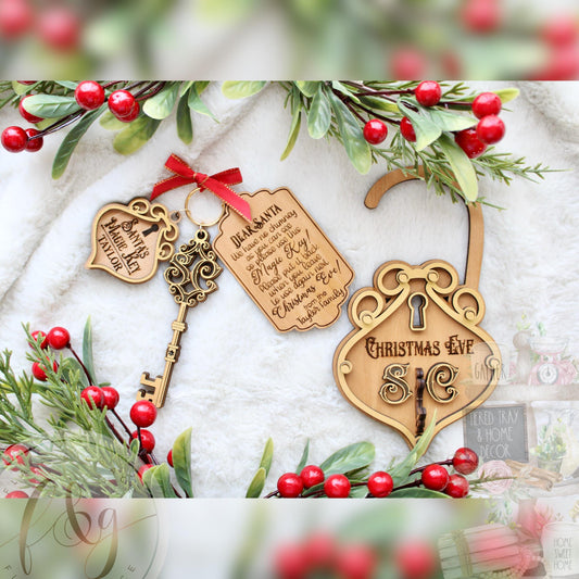 Santa Key / Santa’s Magic Key / Magic Key / Key for Santa / Christmas Eve Key
