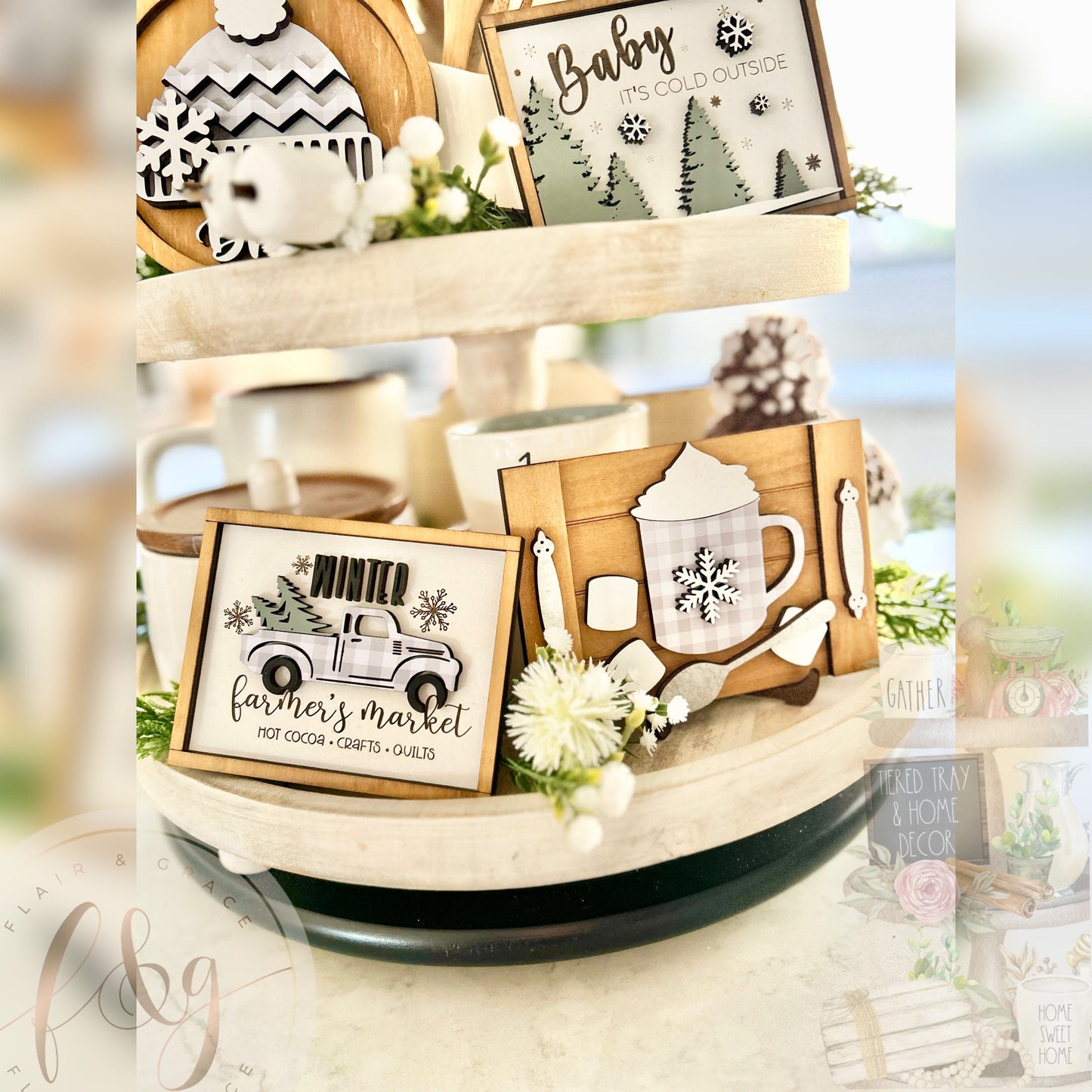 Farmhouse Winter Collection - Winter Farmer’s Market Sign